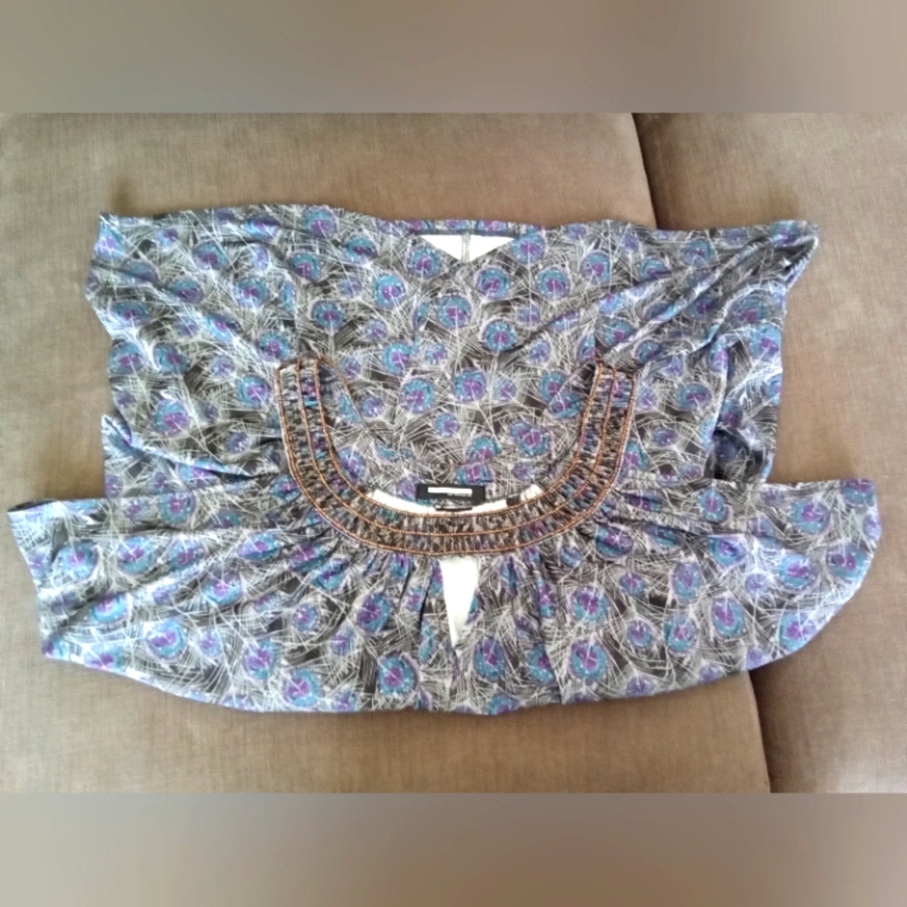 Attitude Beaded Draped Tank Top L - Picture 6 of 6